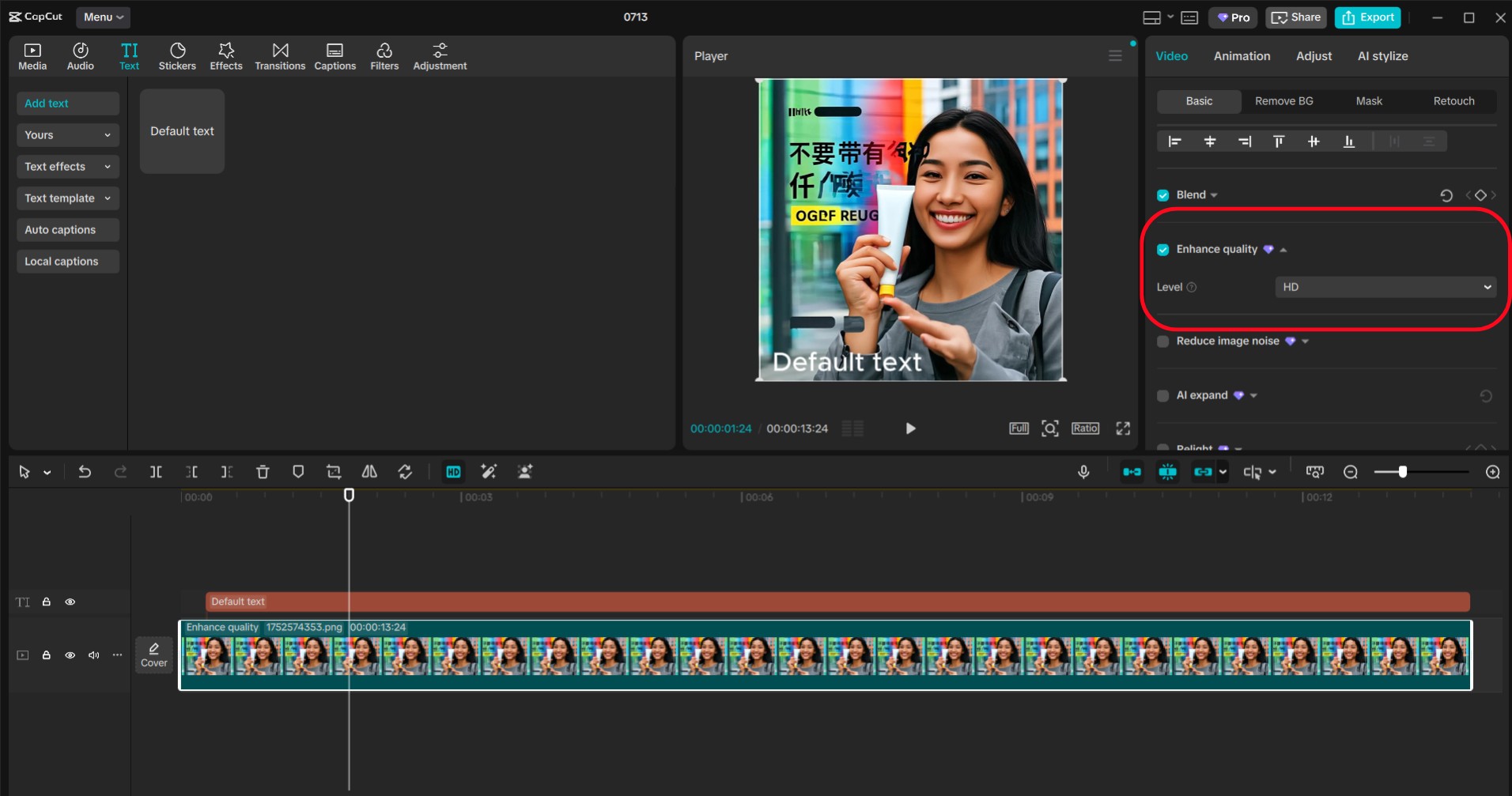Customize with AI Video Upscaler