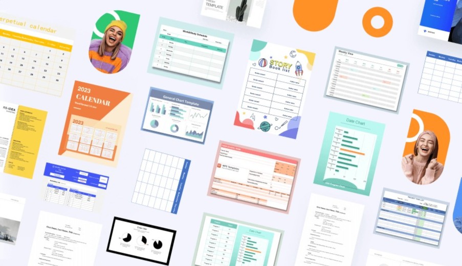 Templates wps spreadsheet