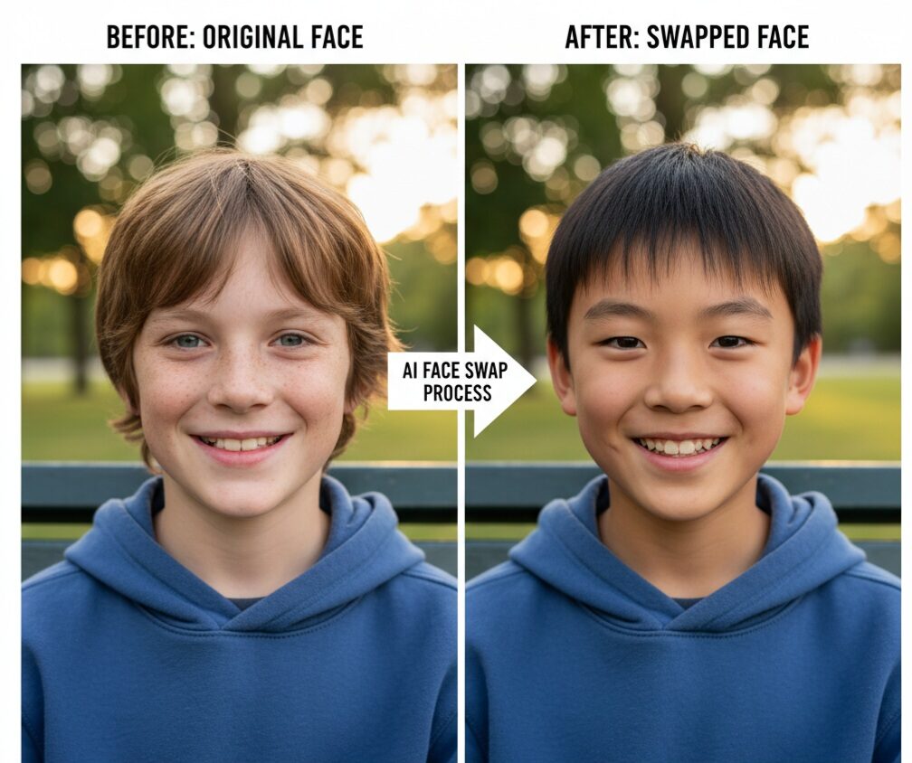 Face Swap Video Using AI