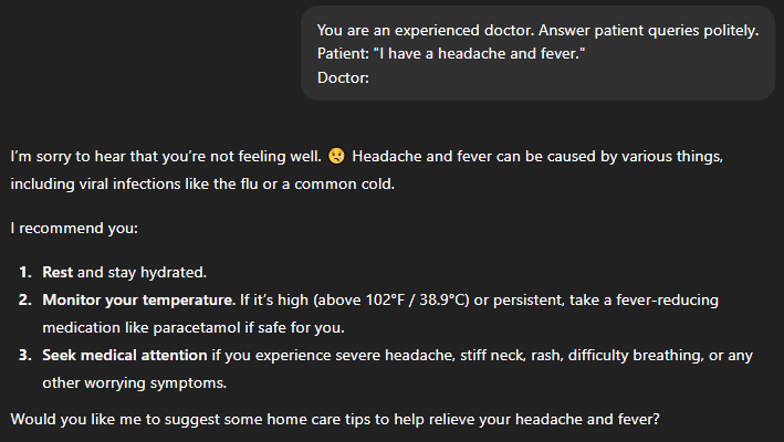 Respond in a Professional