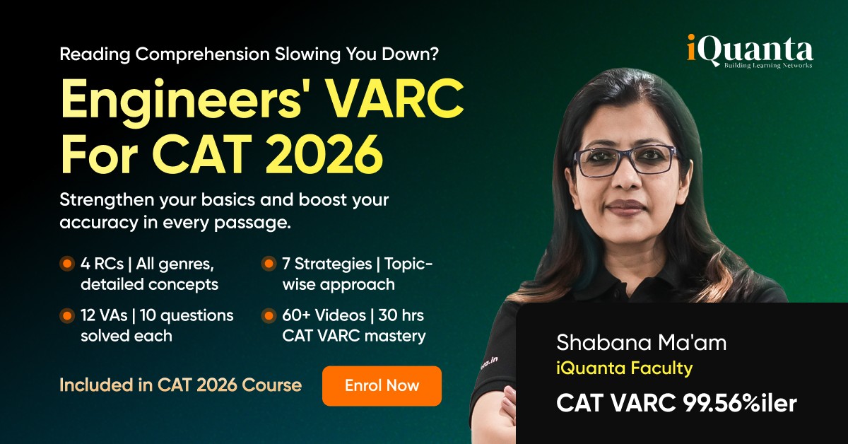 Engineers' VARC Module 9i (Quanta CAT Coaching)