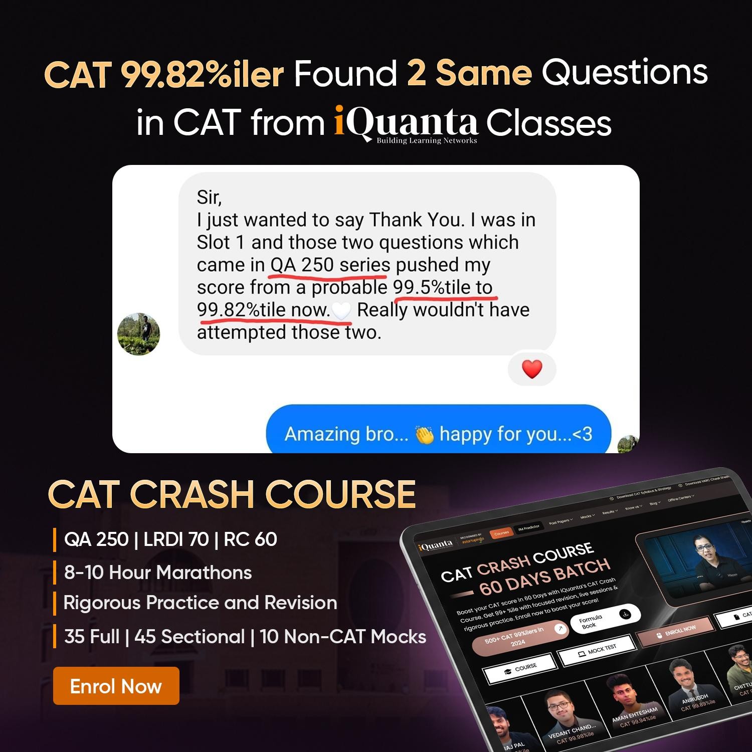 iQuanta's CAT Crash Course
