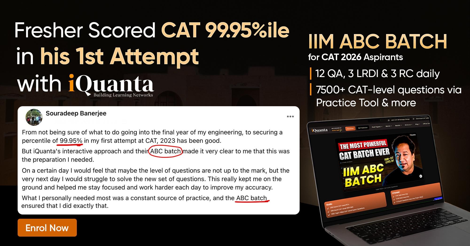 iQuanta's IIM ABC Practice Batch