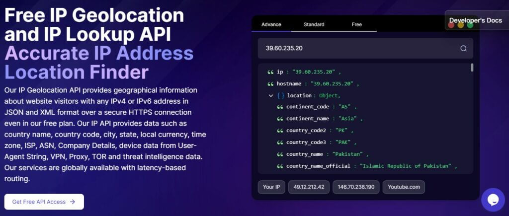 IP Geolocation and Security API for Smarter App Protection