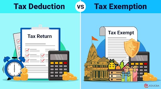 tax deduction vs tax exemption