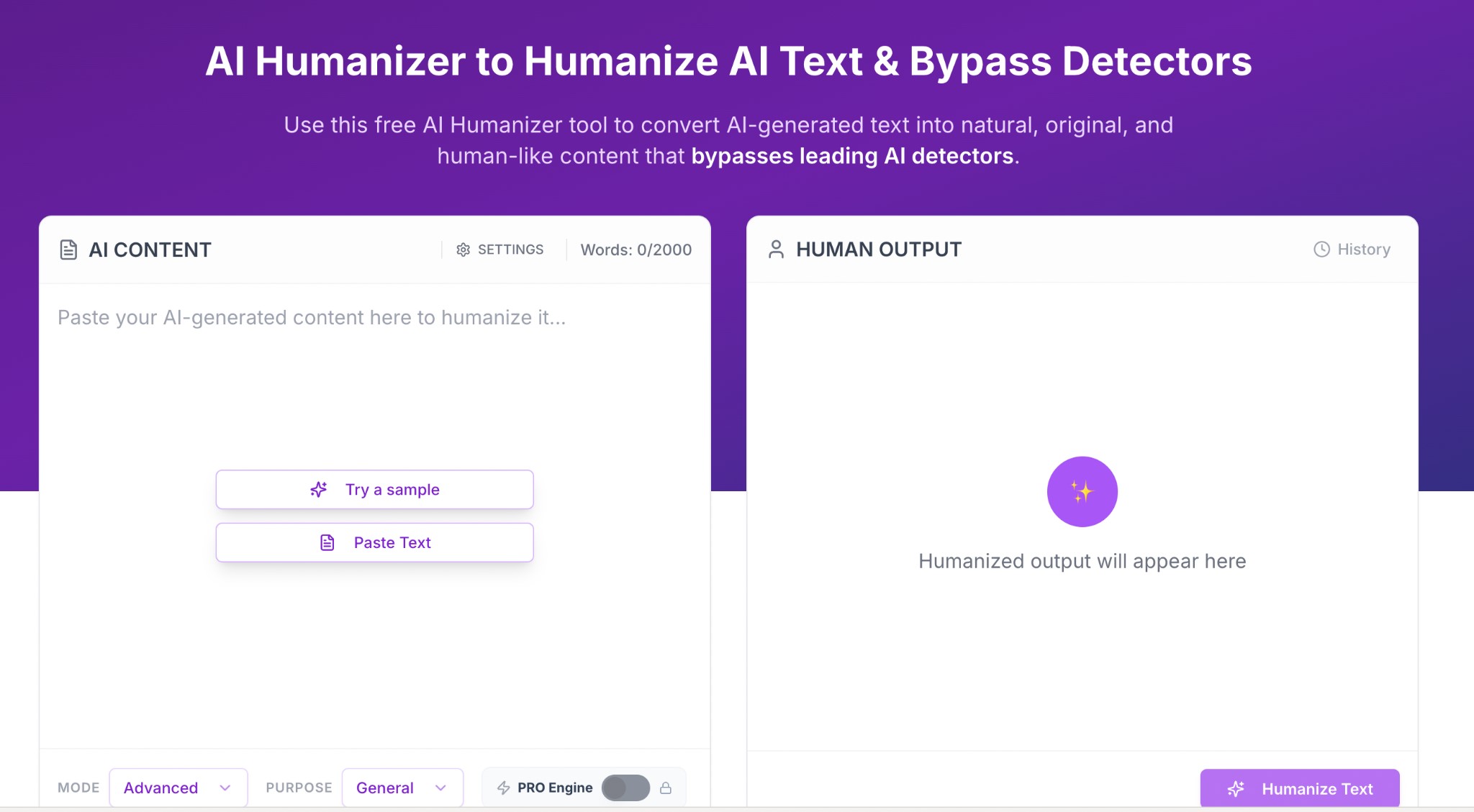 HumanizerPro (Best AI Humanizer for Students)