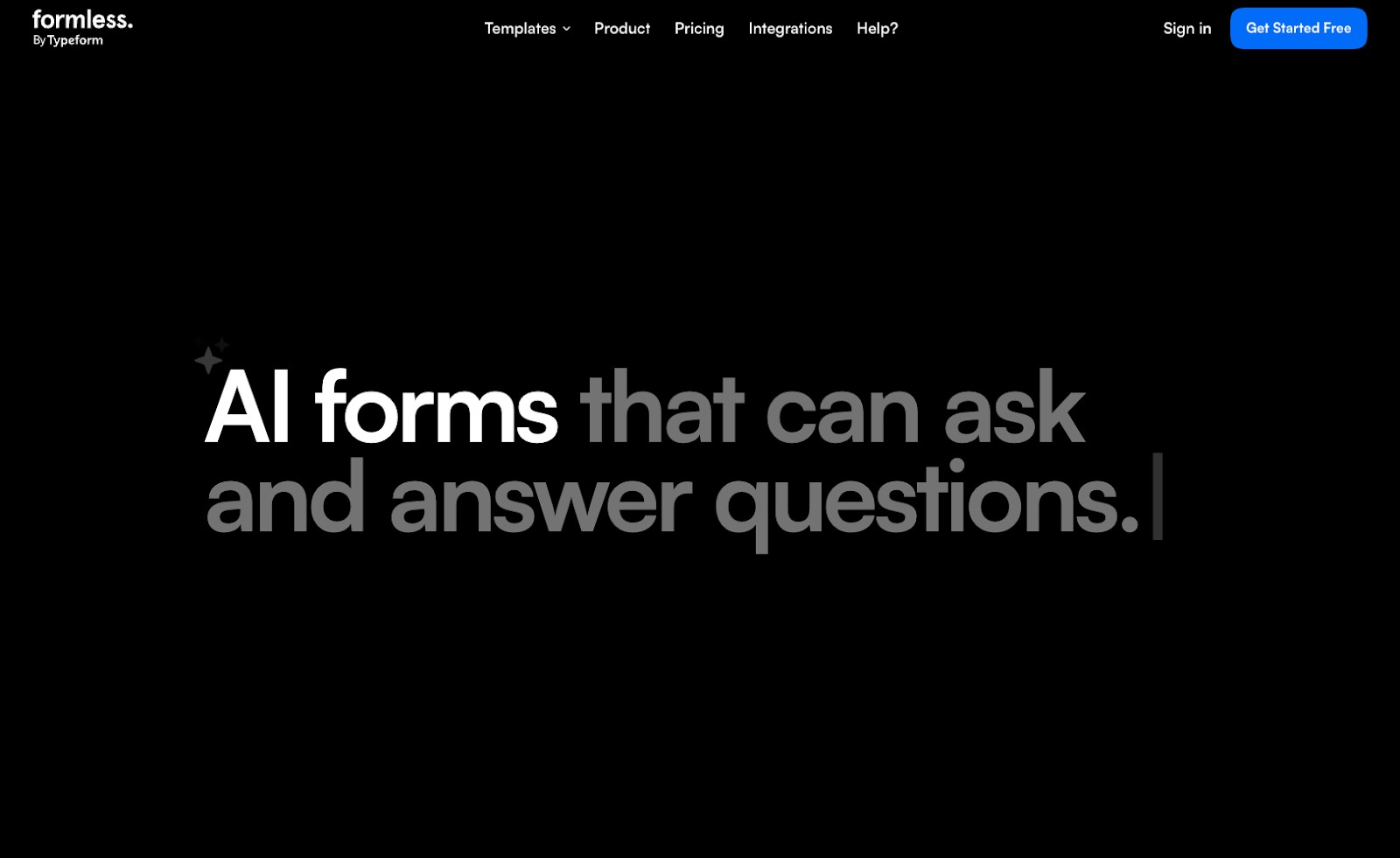 Formless by Typeform