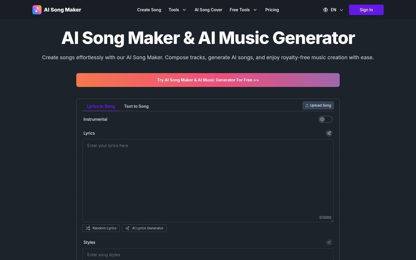 AI Song Maker — Best for Daily Free Usage