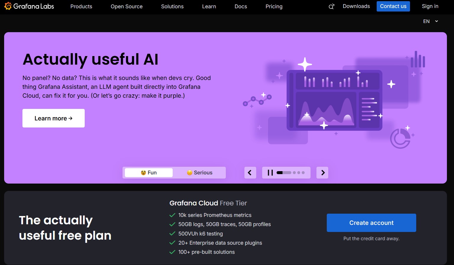 Grafana Cloud (LGTM Stack)