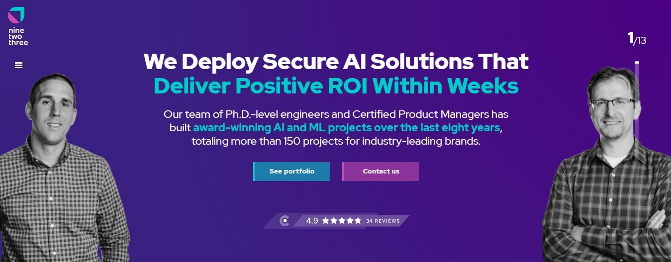 NineTwoThree AI Studio (AI Development Companies in the USA)