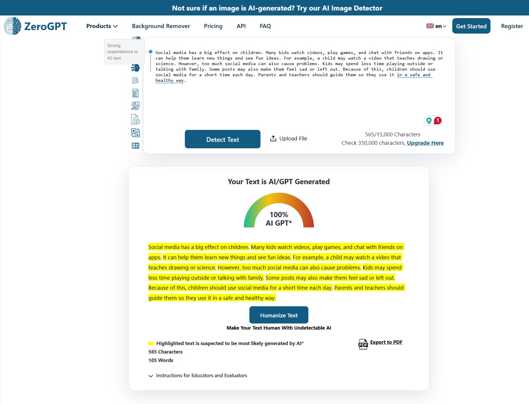 ZeroGPT (SuperHumanizer vs WalterWrites AI Humanizer)