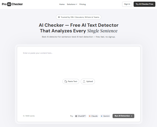 Pro AI Checker