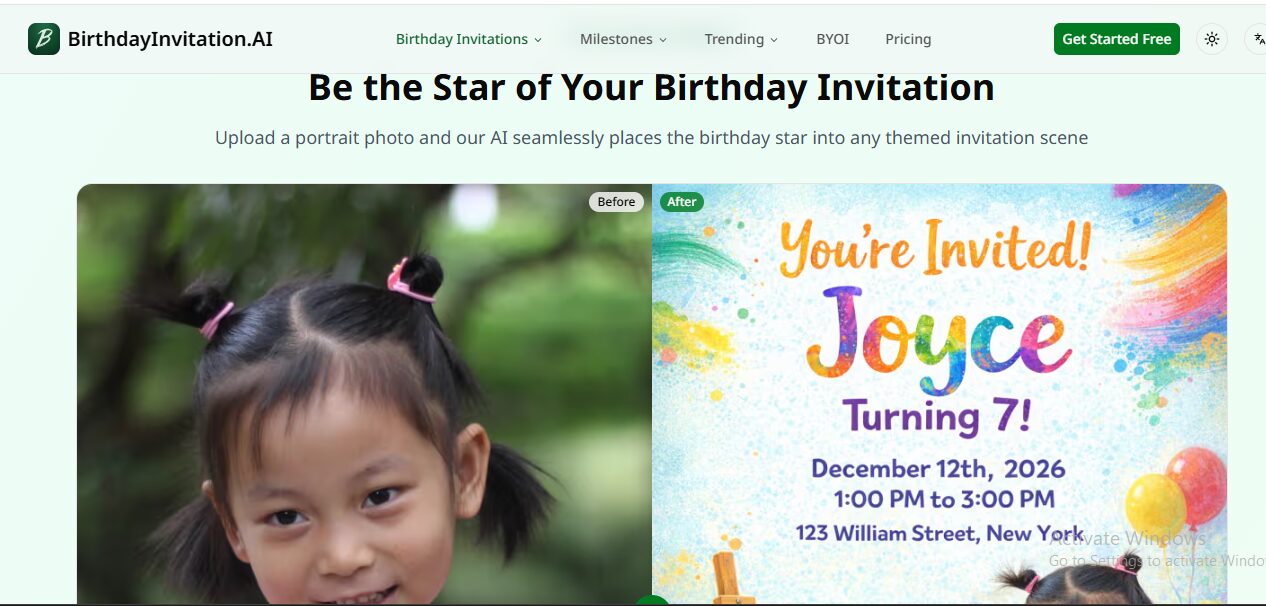 BirthdayInvitation.AI