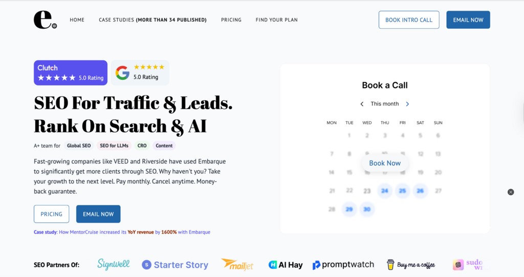Embarque: ChatGPT SEO Agencies for SaaS