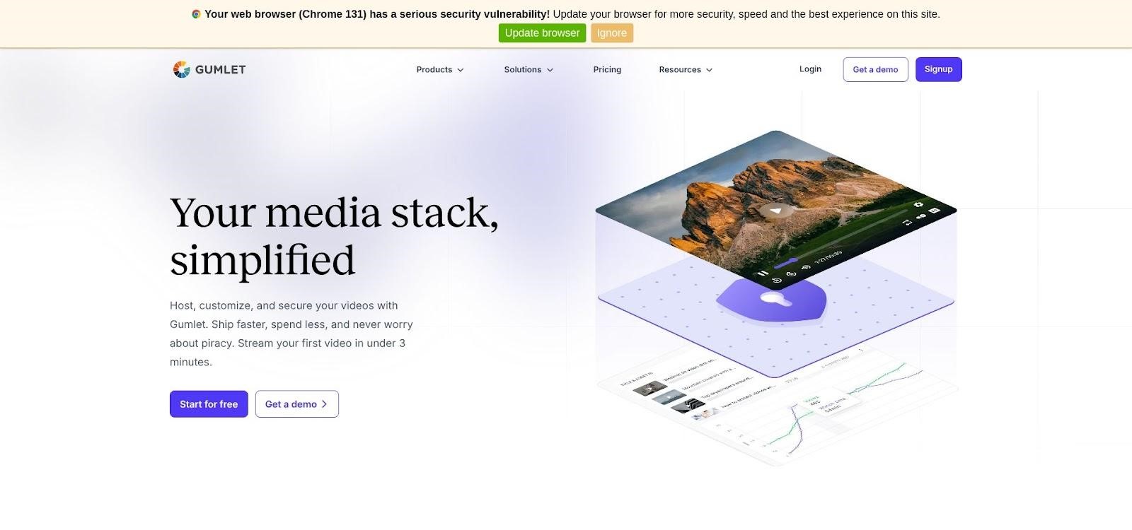 Gumlet: Encrypted Video Hosting Tools