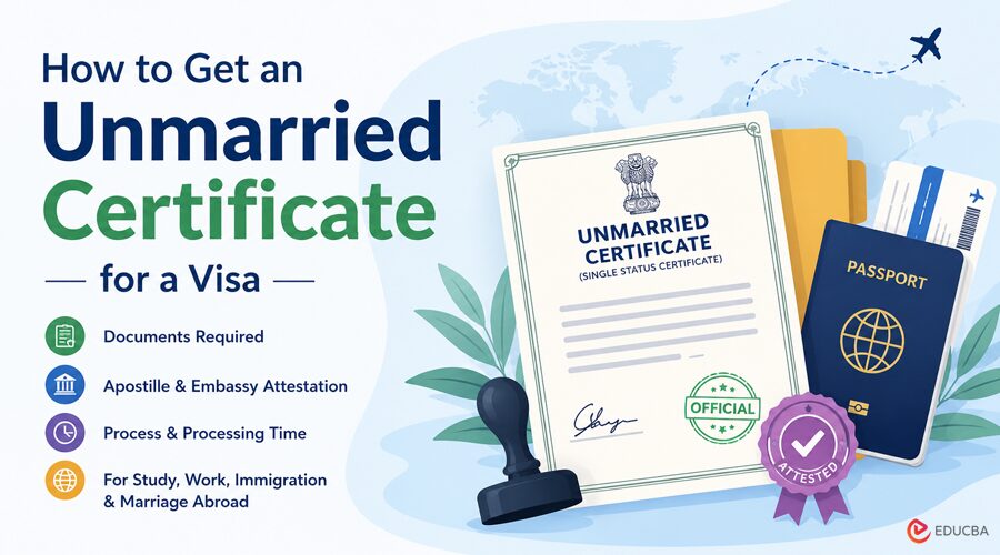 Unmarried Certificate for a Visa