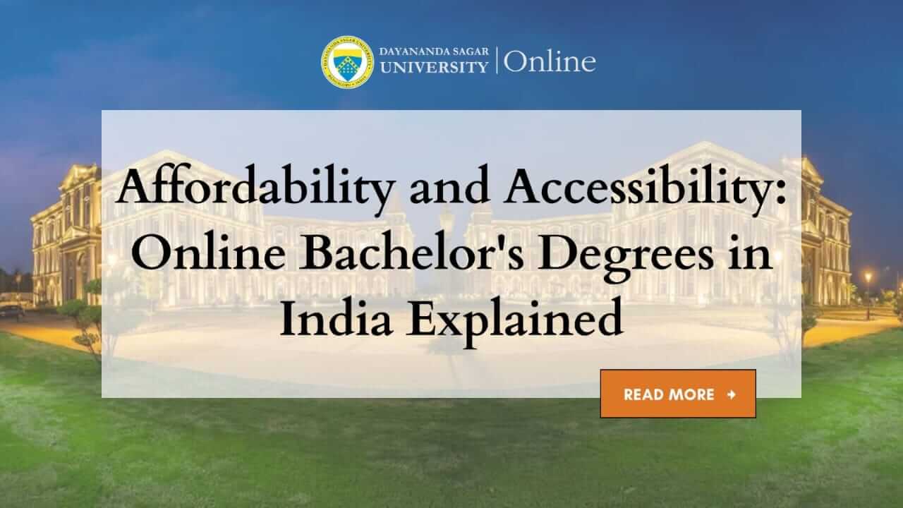 Online Bachelor's Degree in India