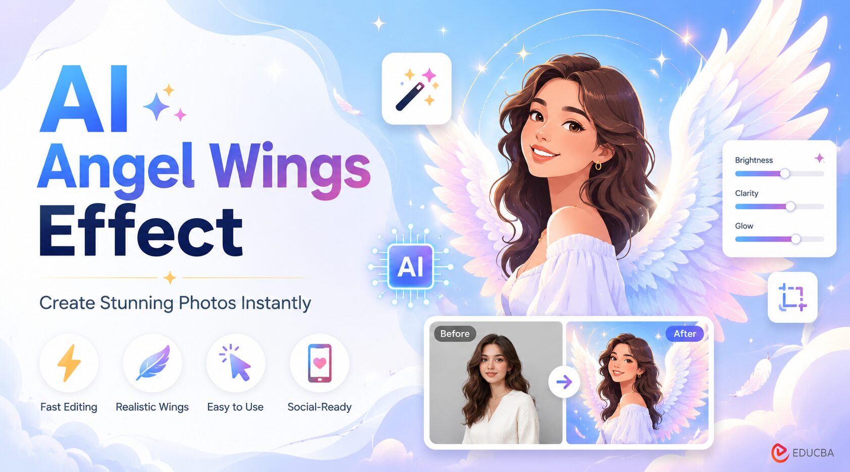 AI Angel Wings Effect