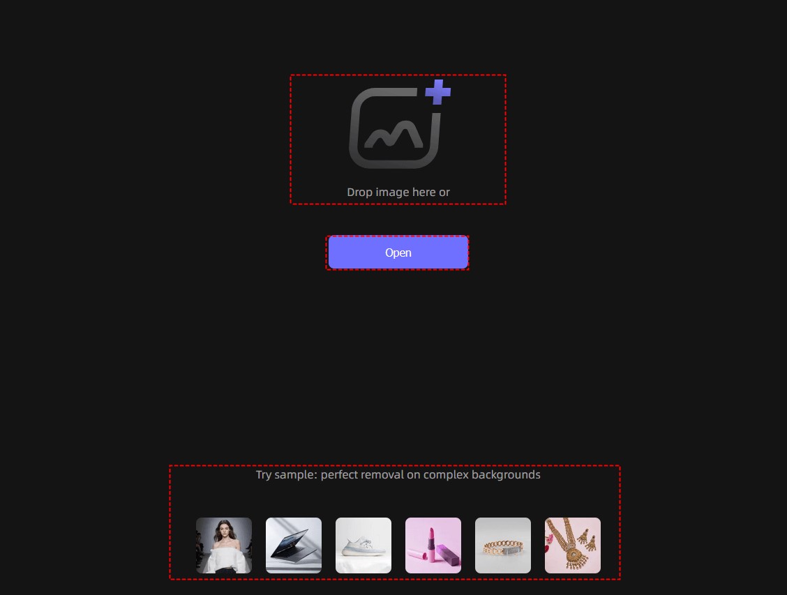 Open the UltraPic app using your browser.