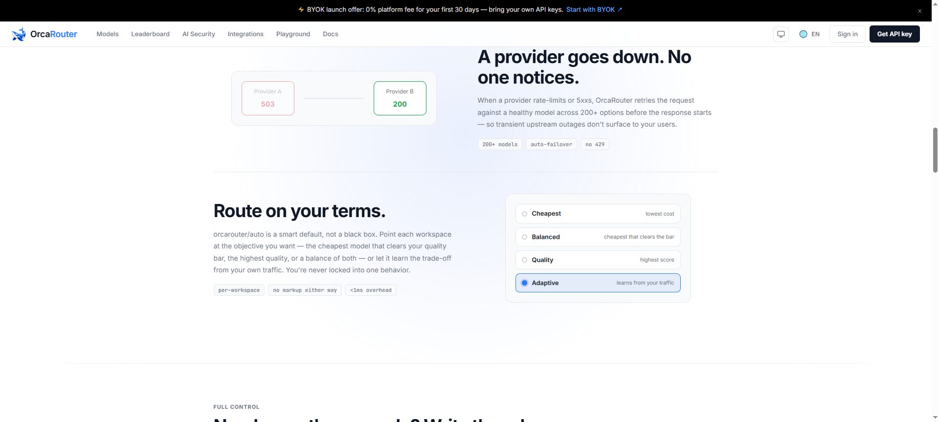 aggregator adds routing