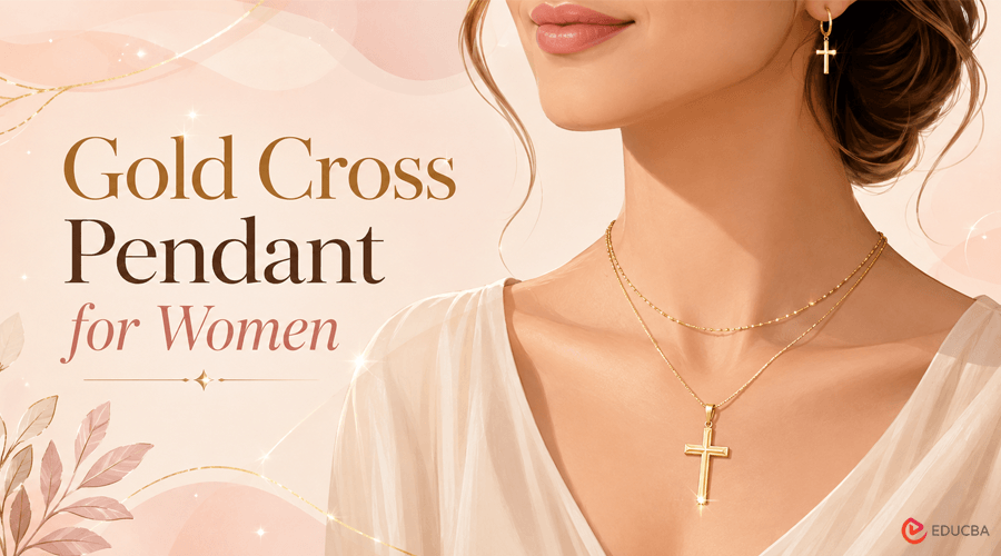 Gold Cross Pendant for Women