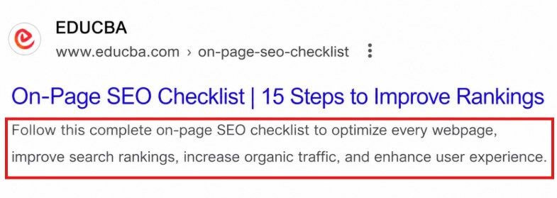 Write an Engaging Meta Description: Good Example