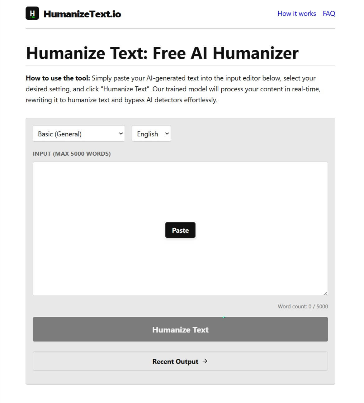 Humanizetext.io - A Free AI Humanizer