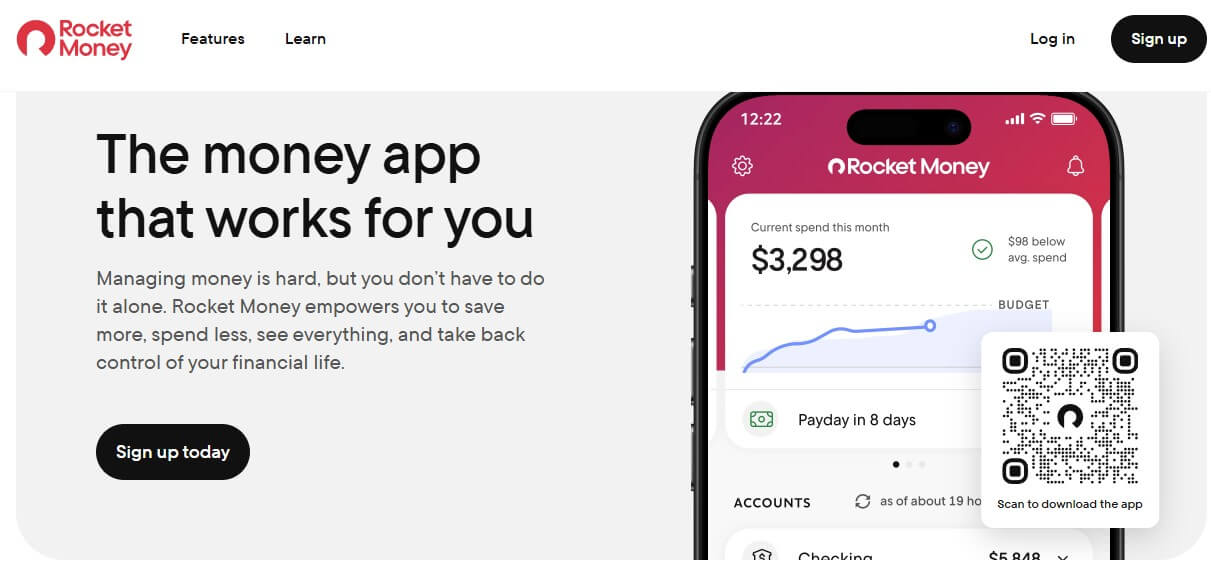 Rocket Money: Budgeting Apps for College Students