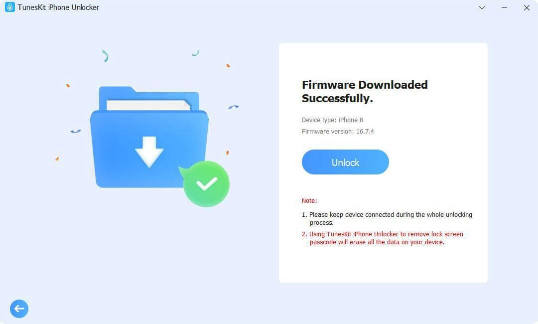 Unlock an iPhone Without Passcode: Step 3