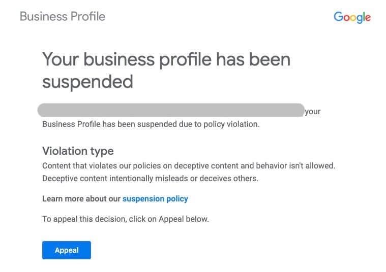 Hard vs. Soft Google Business Profile Suspensions