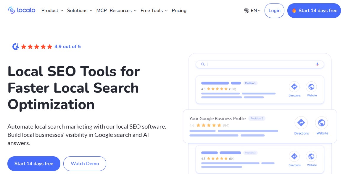 Local SEO Tools: Localo