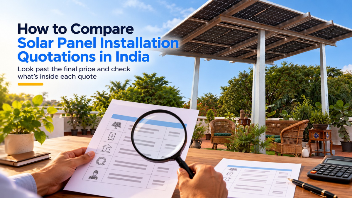 Solar Panel Installation Quotes in India