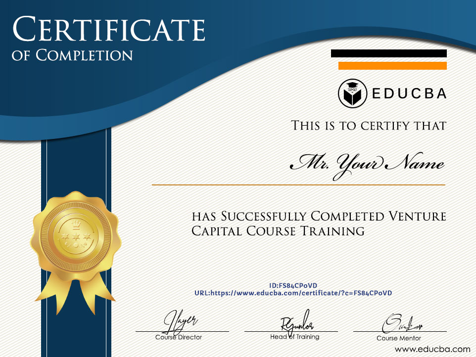 Venture Capital Course Mumbai certificate